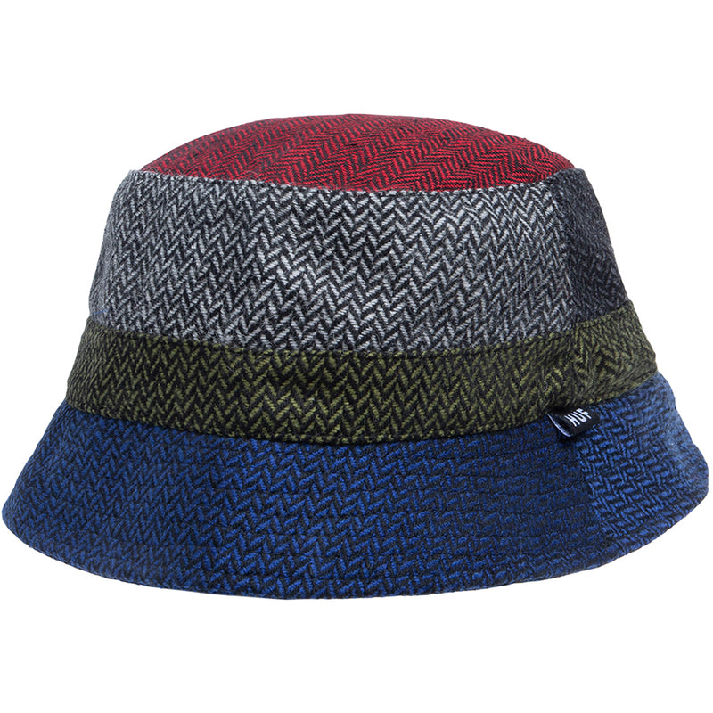 HUF Pops Herringbone Bucket Hat black