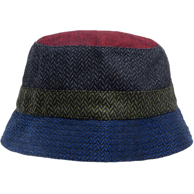 HUF Pops Herringbone Bucket Hat black