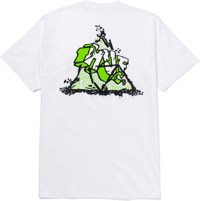 HUF Quake Triple Triangle T shirt white