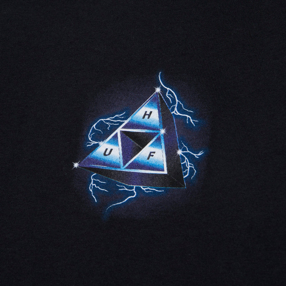 HUF Storm Triple Triangle T shirt black