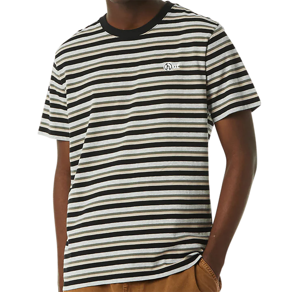 HUF Webster Stripe Knit Top Cream