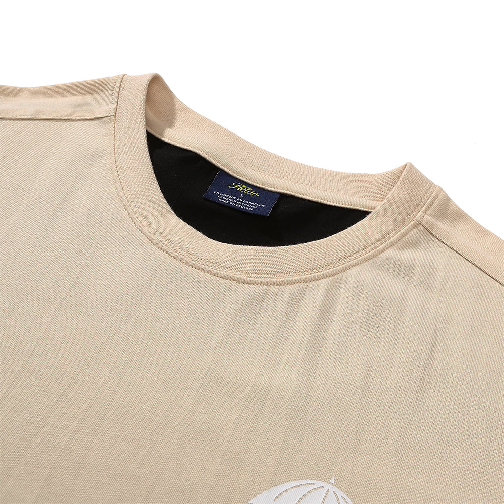 Hélas Recto Verso Tee beige black