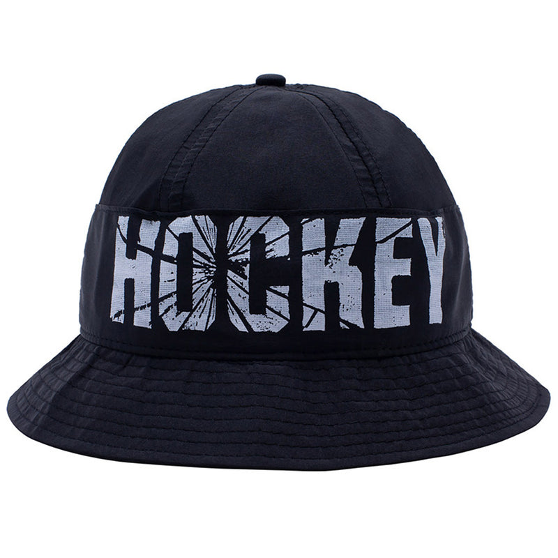Hockey Crinkle Bell Bucket Hat black/3m print
