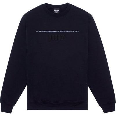 Hockey Side Two Crewneck black