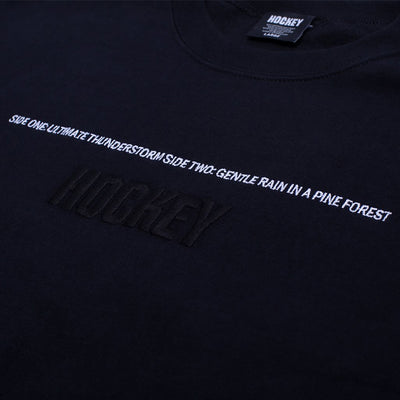 Hockey Side Two Crewneck black