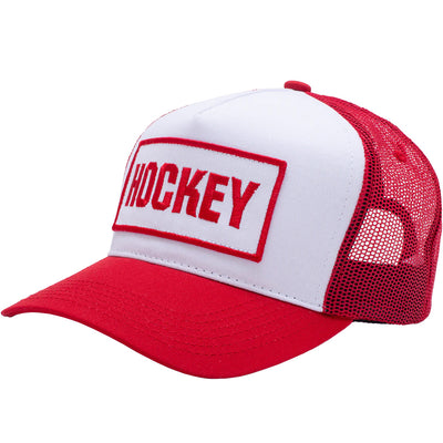 Hockey Truck Stop Hat Red/White