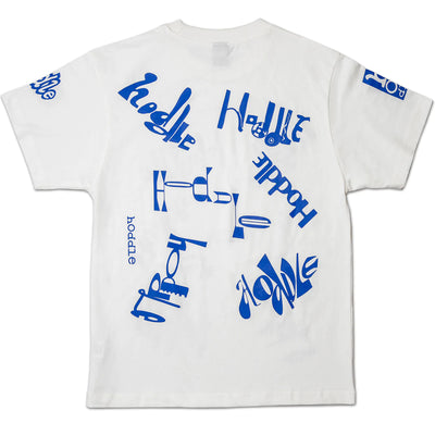 Hoddle Scattered Logo Tee white