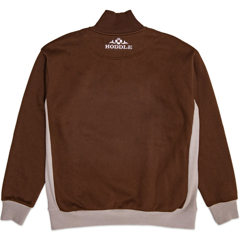 Hoddle Spurs Quarter Zip Pullover brown