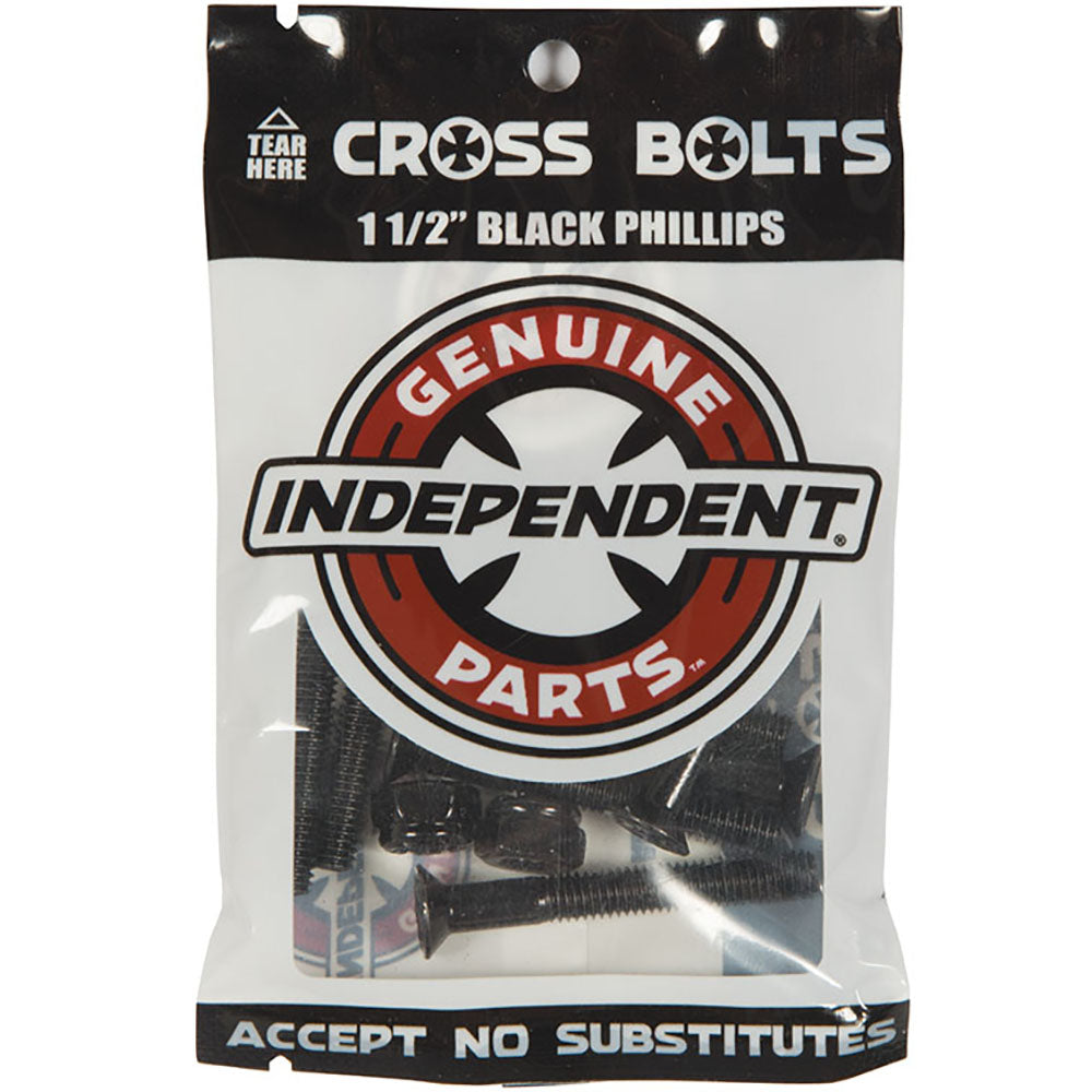 Independent Genuine Parts Hardware Phillips Black 1½"