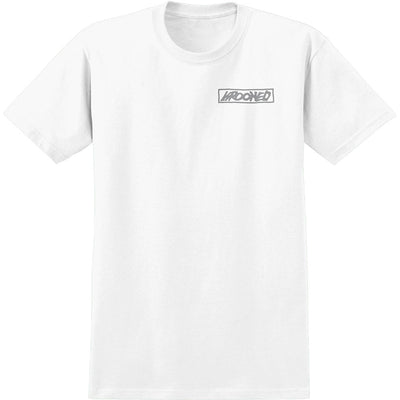 Krooked Moonsmile T Shirt Raw White