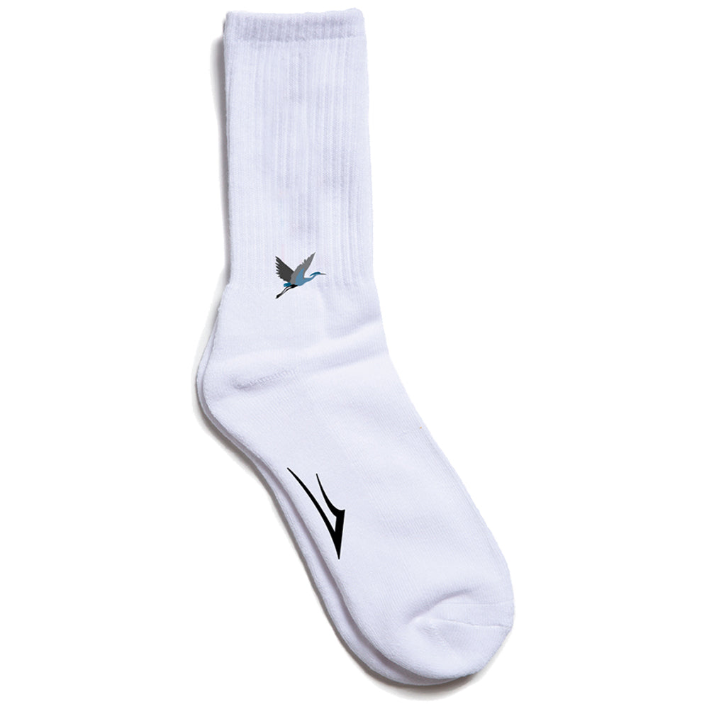 Lakai Crane Crew Socks White
