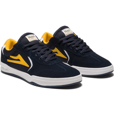 Lakai Manch Atlantic Shoes Navy/Gold Suede