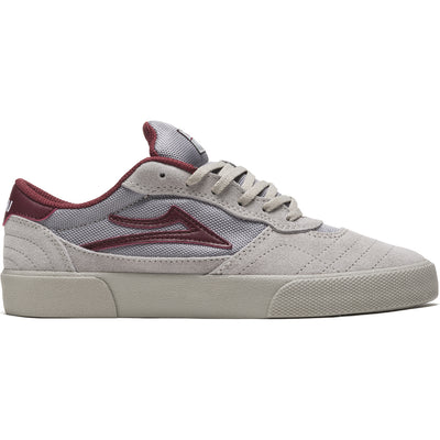 Lakai Cambridge Shoes Grey/Burgundy Suede