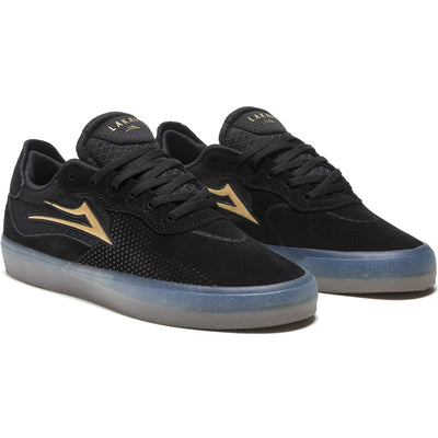 Lakai Essex Shoes Black/Gold Suede
