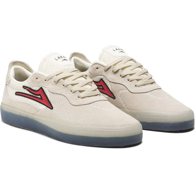 Lakai Essex Shoes White/Red Suede