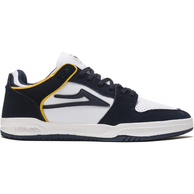 Lakai Manch Telford Low Shoes Navy/White Suede