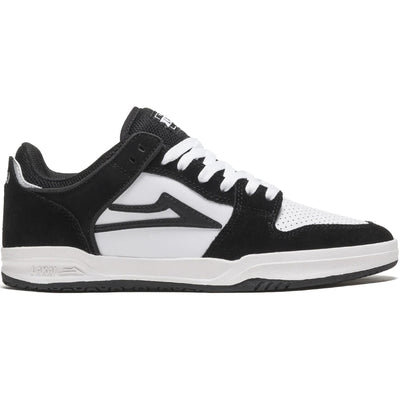 Lakai Telford Low Shoes Black/White Suede