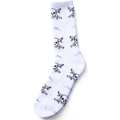 Lakai x Fourstar Street Pirate Crew Sock White