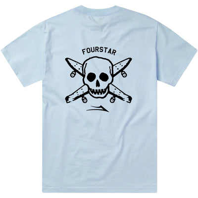 Lakai x Fourstar Street Pirate Tee Light Blue