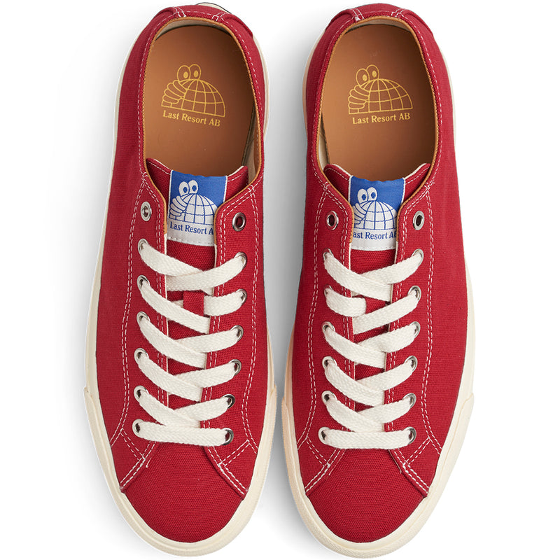 Last Resort AB VM003 Canvas Lo Shoes Classic Red/White