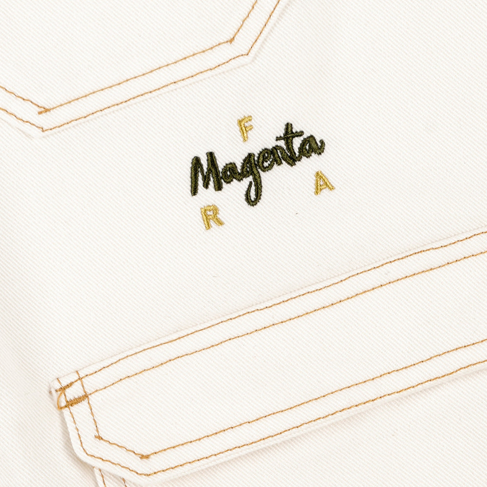 Magenta Atelier Jacket White Denim
