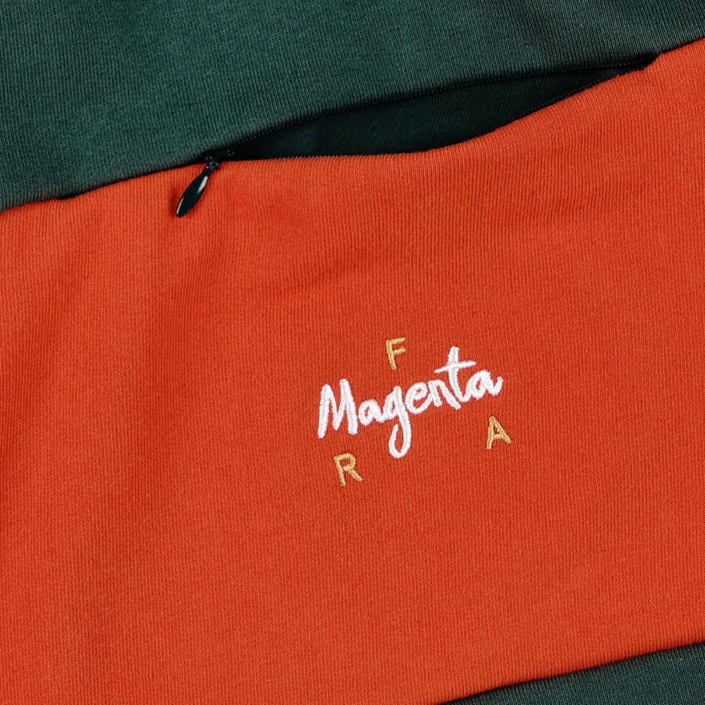 Magenta F.R.A Long Sleeve Pocket Polo Green