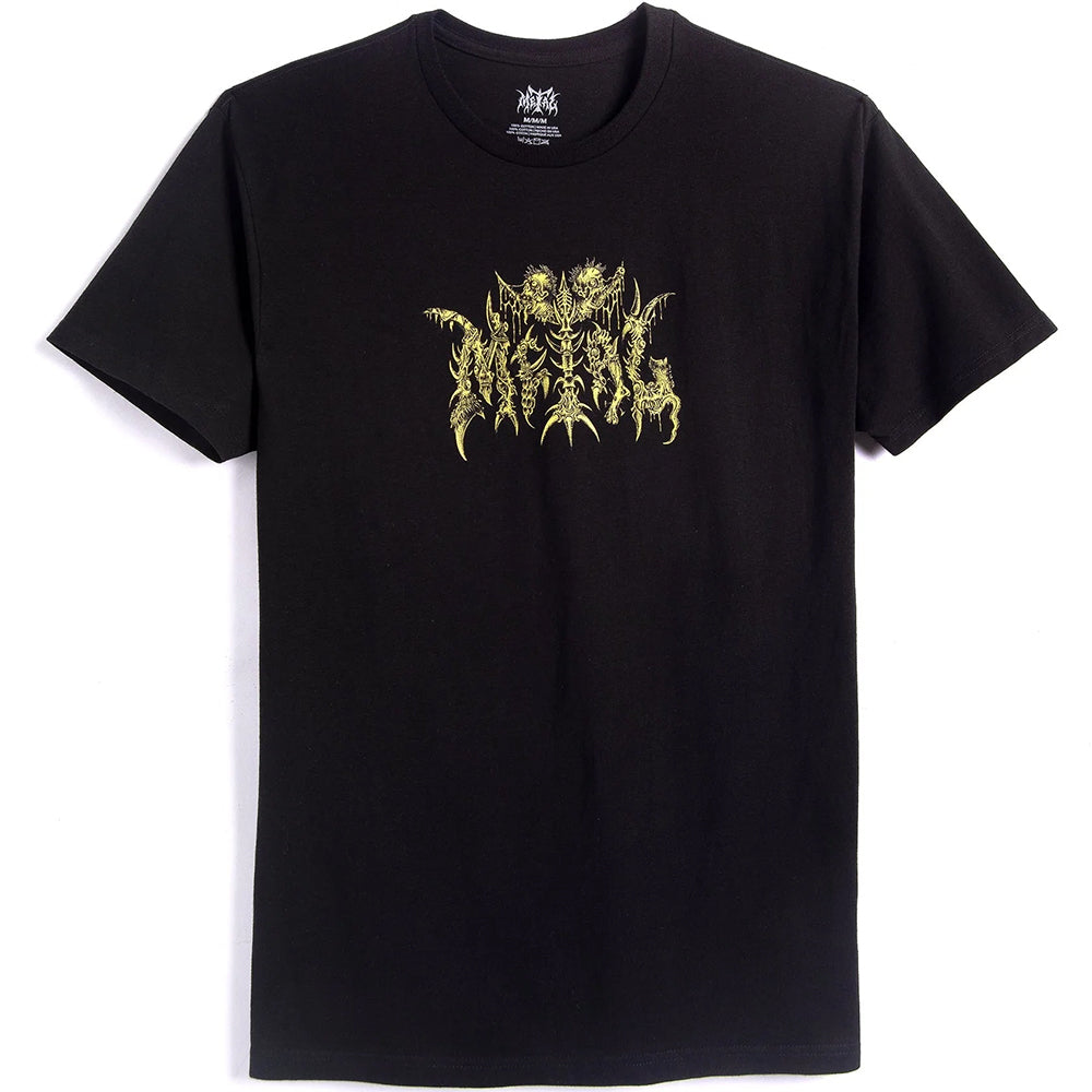 Metal Ancient Logo T Shirt Black
