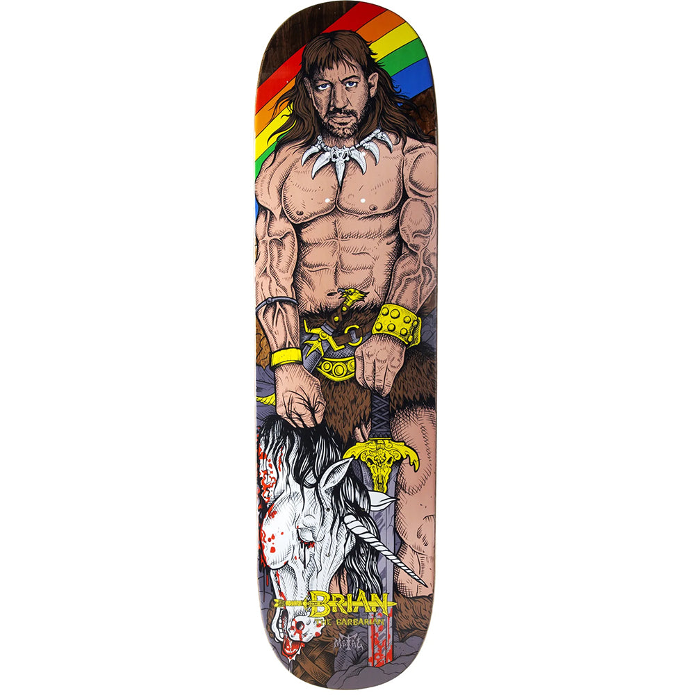 Metal Brian Anderson Barbarian Skateboard Deck 8.5"
