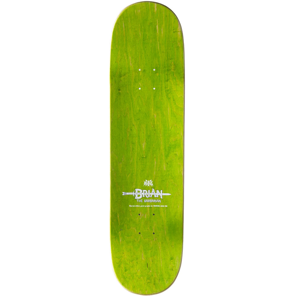 Metal Brian Anderson Barbarian Skateboard Deck 8.5"
