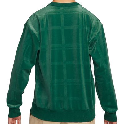 Nike SB Plaid Skate Crew noble green