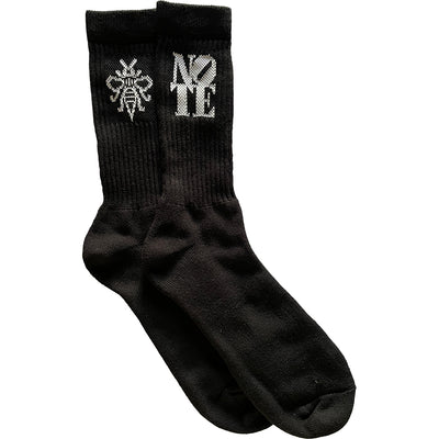 NOTE Bee Socks black