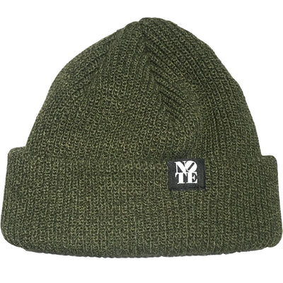 NOTE Platt Beanie khaki/marl