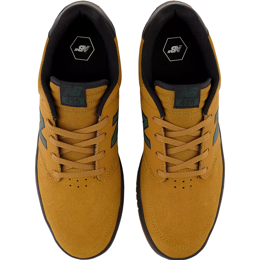 New Balance Numeric 425 Shoes Wheat/Forest Green
