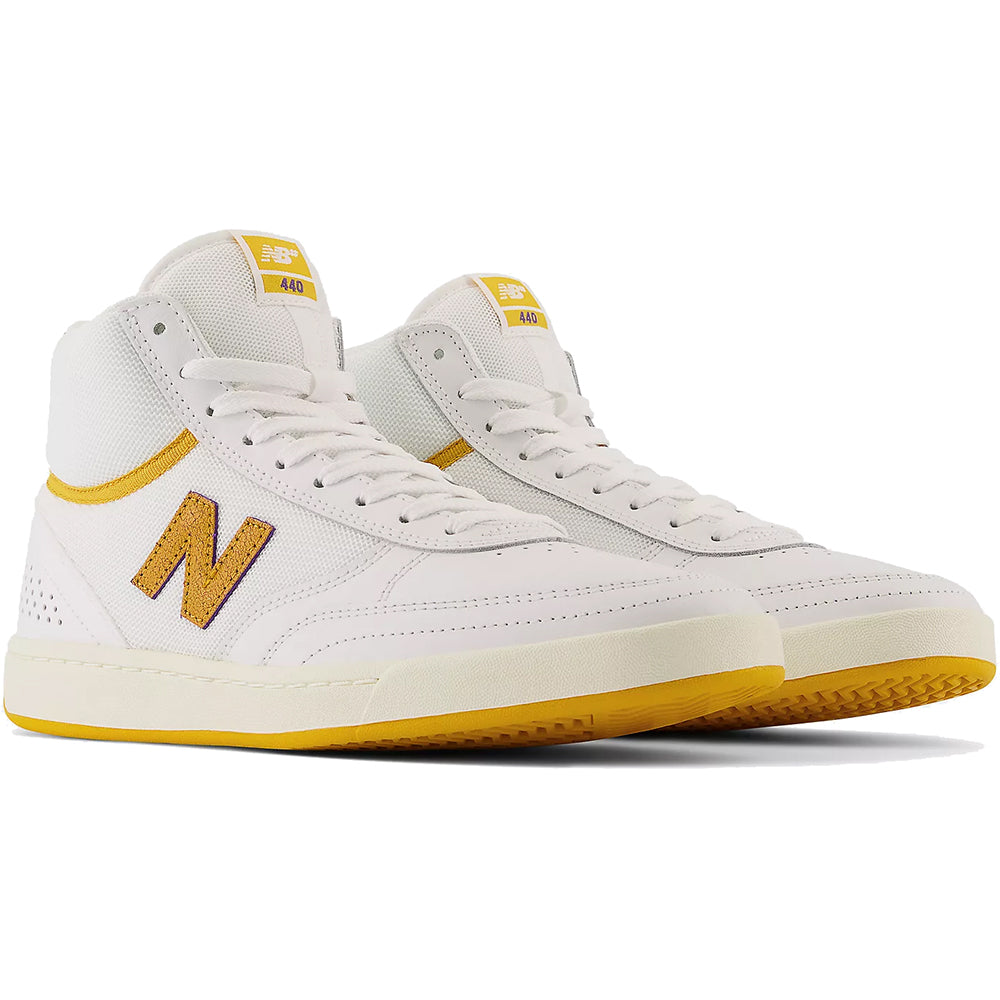 New Balance Numeric 440 High Shoes White/Yellow