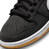 Nike SB Dunk Low Pro ISO Shoes Black/White-Black-Gum Light Brown