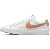 Nike SB Orange Label Zoom Blazer Low Pro GT ISO Shoes white/light cognac-white-light cognac