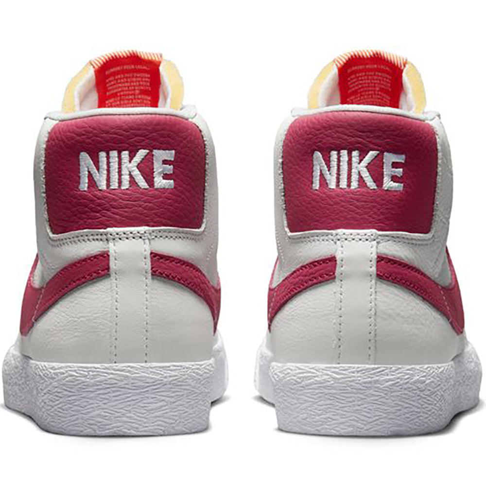 Nike SB Orange Label Zoom Blazer Mid ISO Shoes White/Sweet Beet-White-Sweet Beet