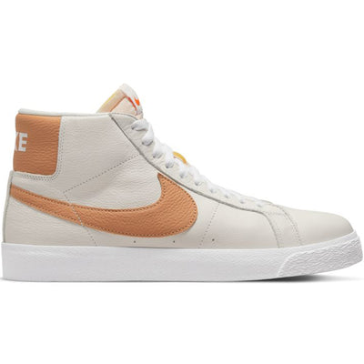 Nike SB Orange Label Zoom Blazer Mid ISO Shoes white/light cognac-white-white