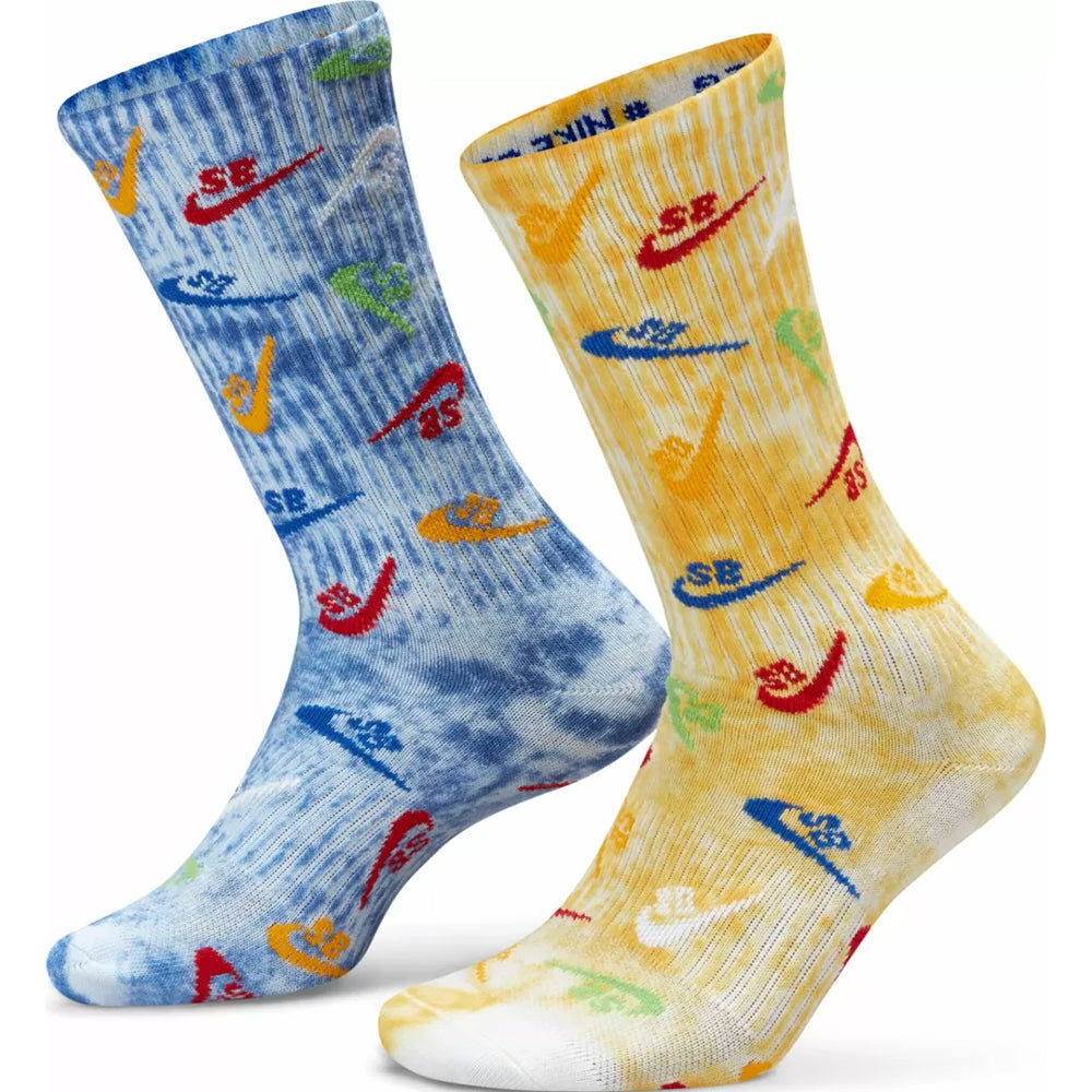 Nike SB Sandy Everyday Max Lightweight Skate Crew Socks Multi-Color