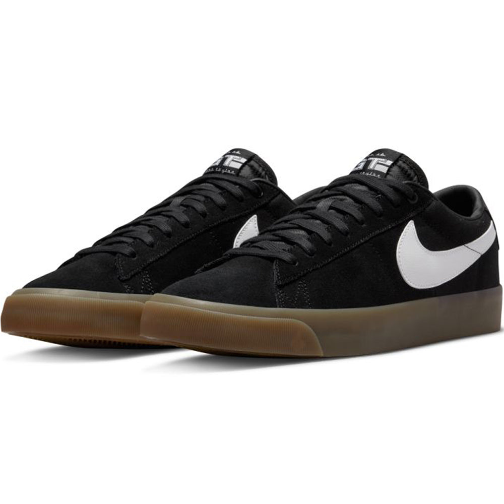 Nike SB Zoom Blazer Low Pro GT Shoes Black/White-Black-White
