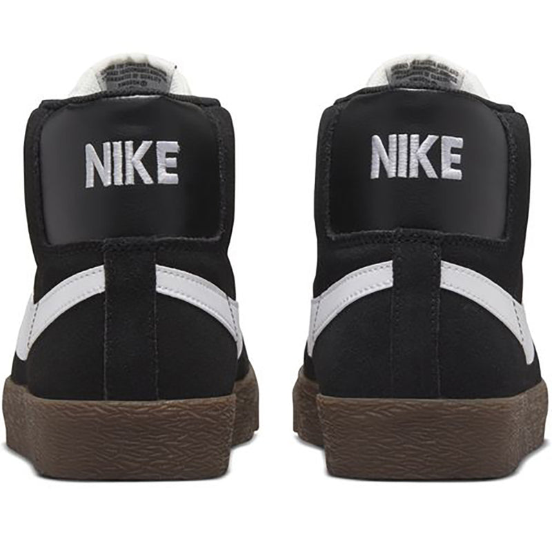 Nike SB Zoom Blazer Mid Shoes Black/White-Black-Sail