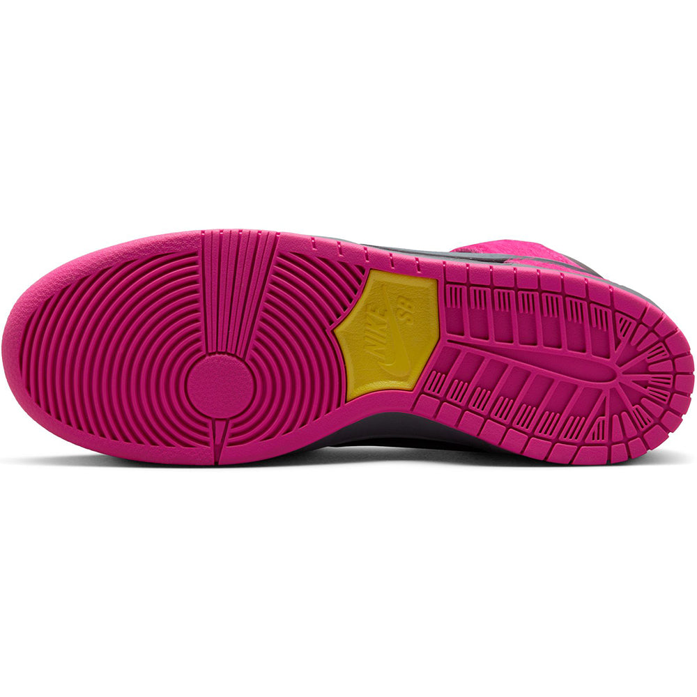 Nike SB x Run The Jewels Dunk High Shoes Active Pink/Black-Metallic Gold