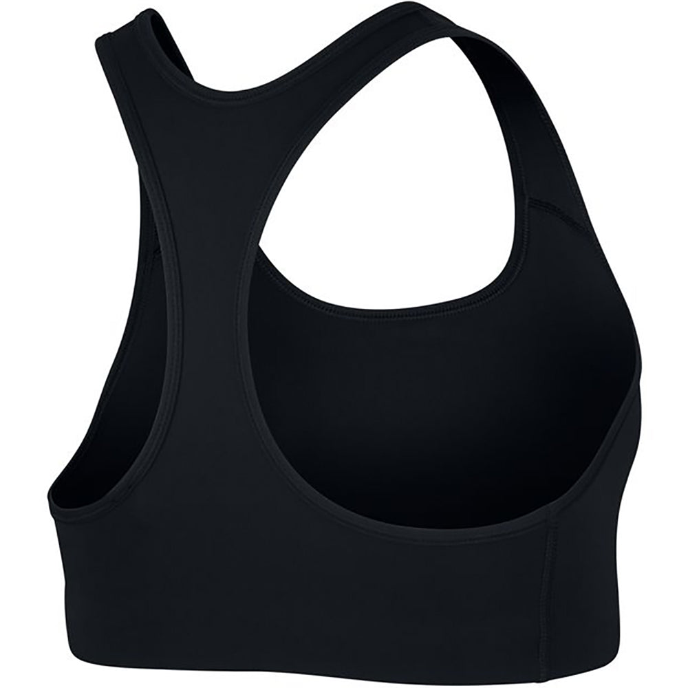 Nike Swoosh Women's Medium-Support Non-Padded Sports Bra Black/White/White