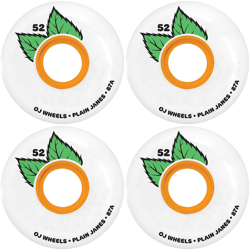 OJ Plain Jane Keyframe 87a wheels 52mm