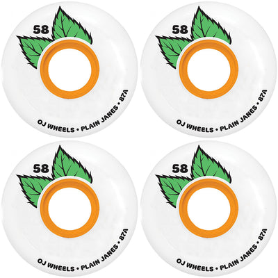 OJ Plain Jane Keyframe 87a wheels 58mm