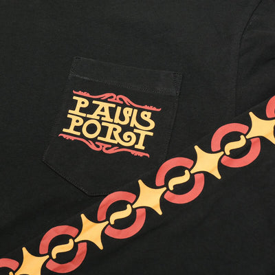 Pass~Port Bath House Pocket Long Sleeve Tee Black