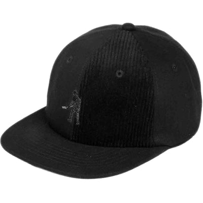 Pass~Port Cord Patch 6 Panel Cap black