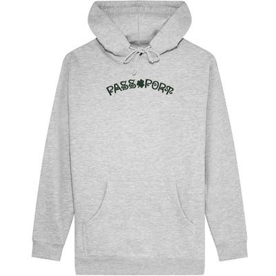 Pass~Port Sham Embroidery Hoodie Ash