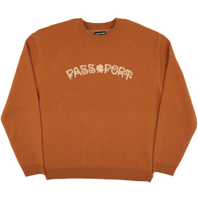 Pass~Port Sham Knit Sweater Rust