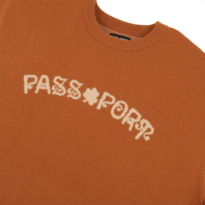 Pass~Port Sham Knit Sweater Rust